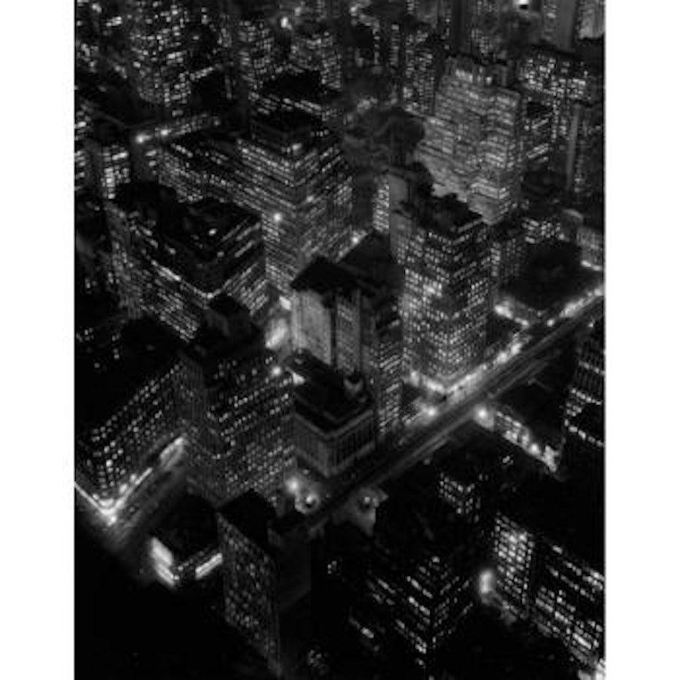 New York at night by Berenice Abbott
