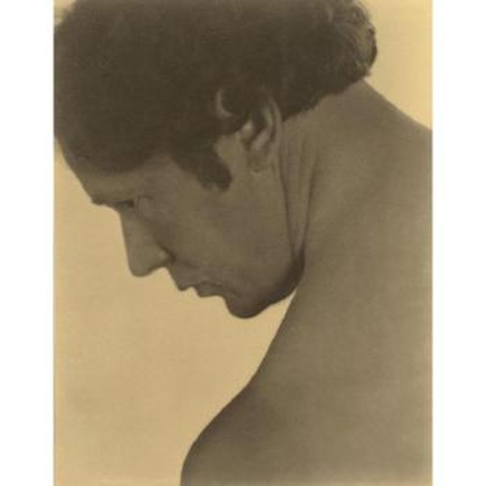 Portrait of a male nude by Edward Weston