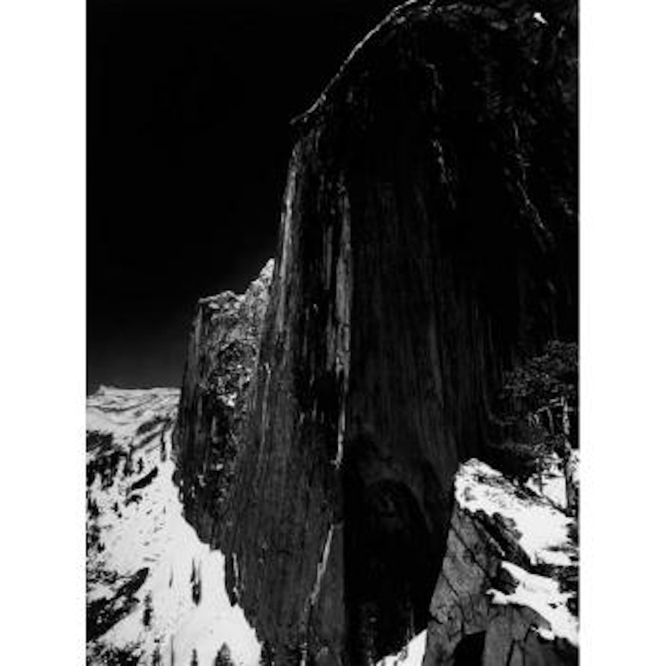 Monolith, the face of Half Dome, Yosemite National Park, California by Ansel Adams