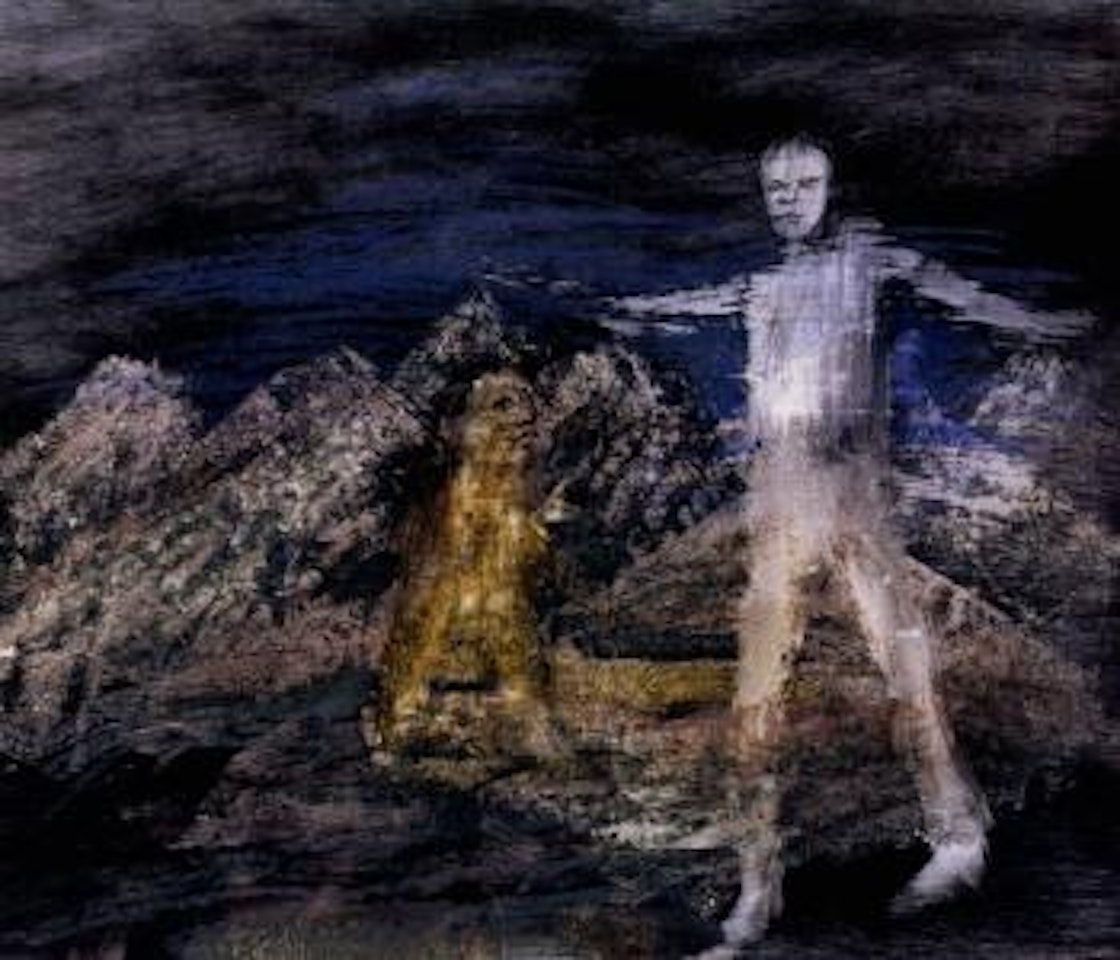 White man and New Guinea girl by Sidney Nolan