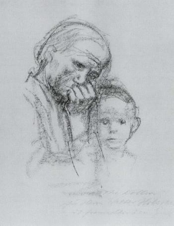 Mother and child by Kathe Kollwitz