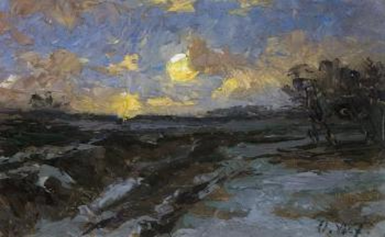 Evening by Olga Wisinger-Florian