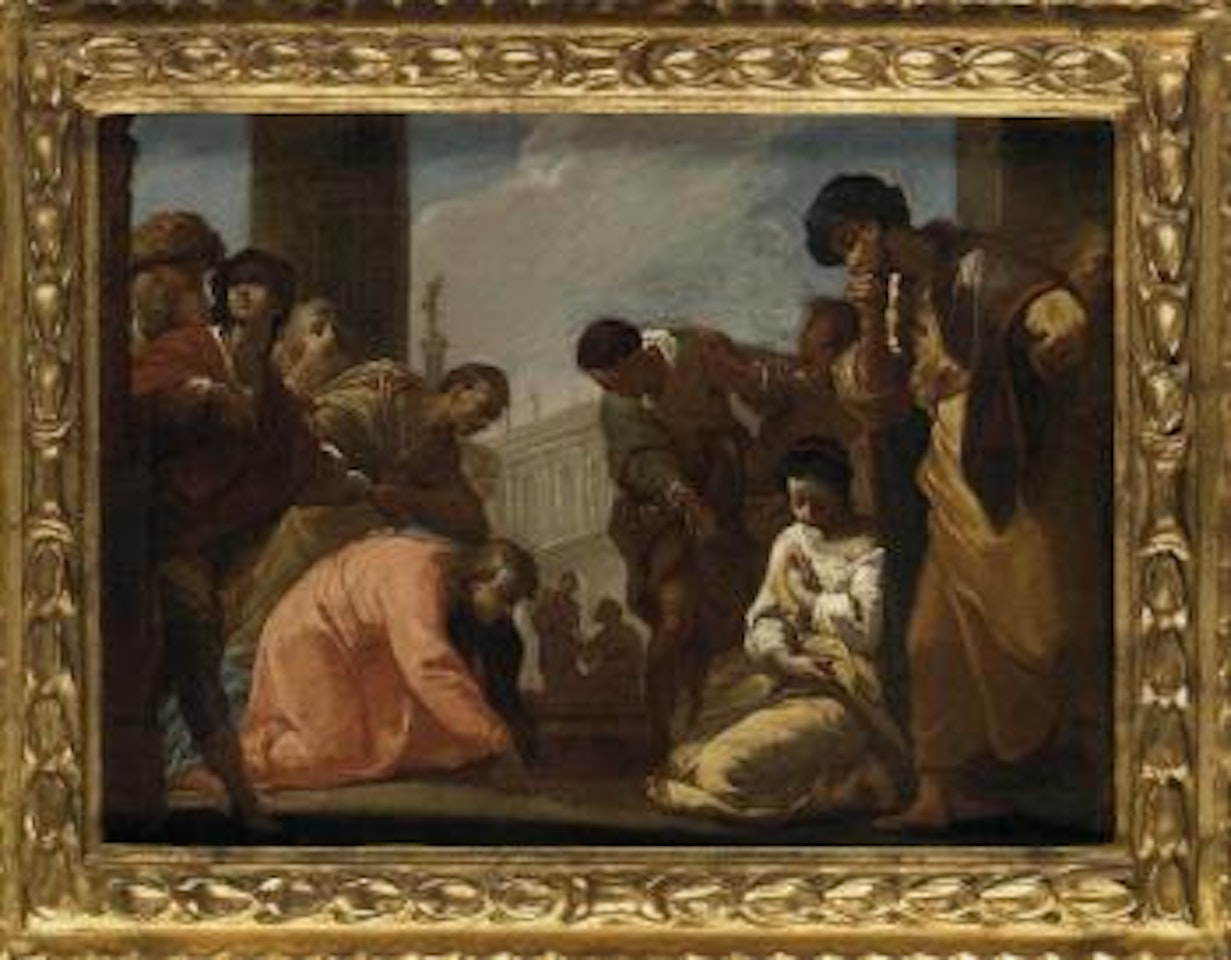 Christ and the woman taken in adultery by Ubaldo Gandolfi