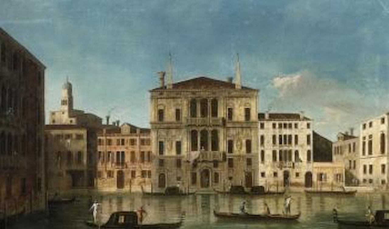 Grand Canal with Palazzo Balbi by Apollonio Domenichini