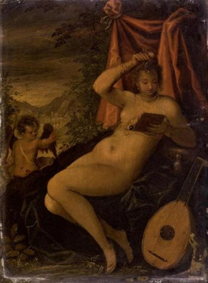 Venus and Cupid by Pieter Franz Isaaksz