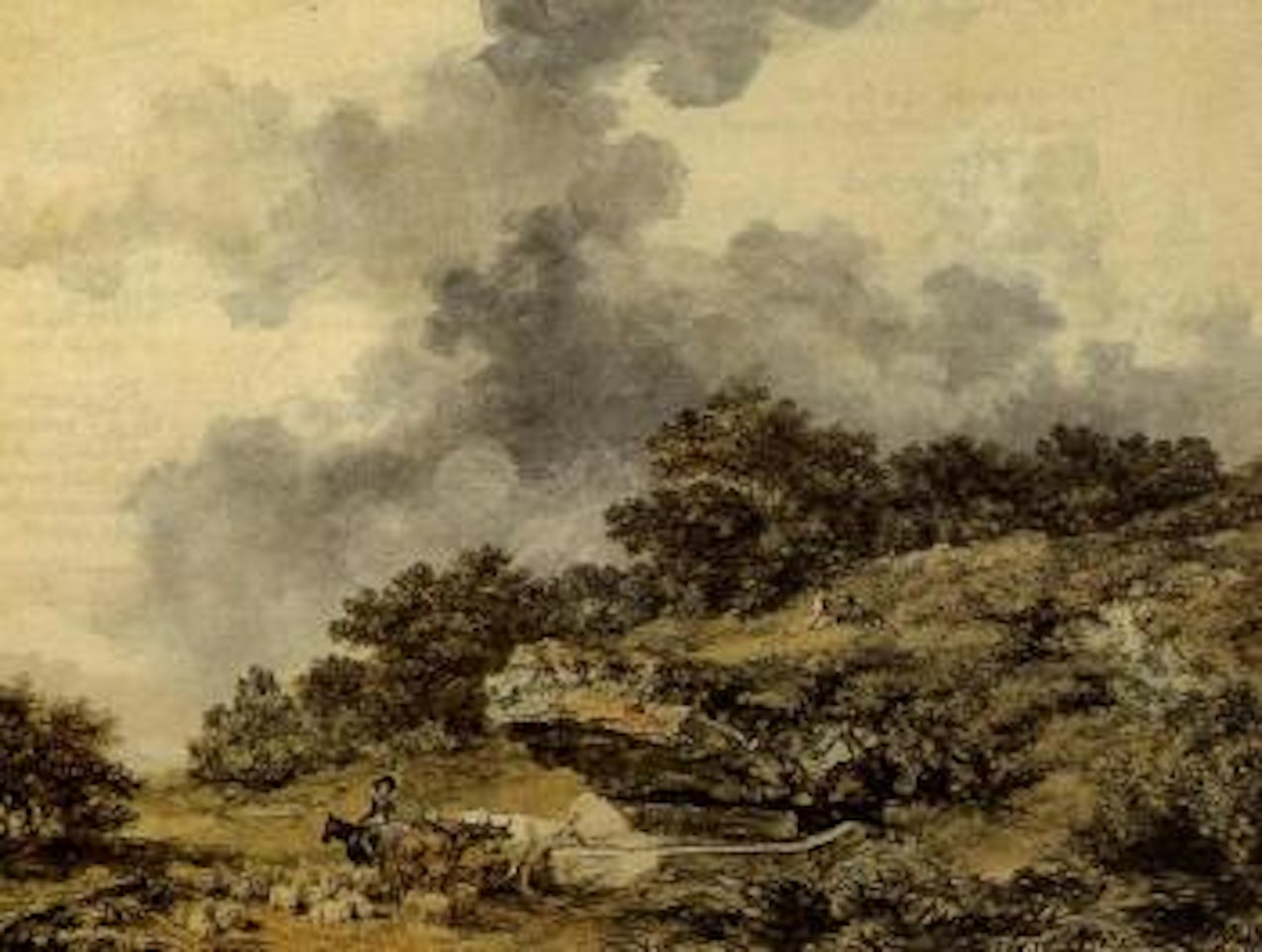 Watering place by Jean-Honoré Fragonard