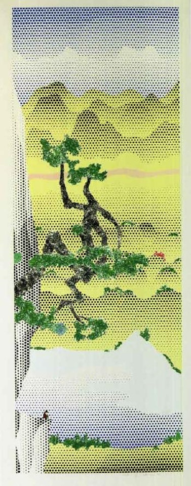 Landscape with poet by Roy Lichtenstein
