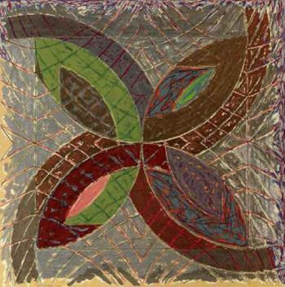 Polar co-codinates I by Frank Stella