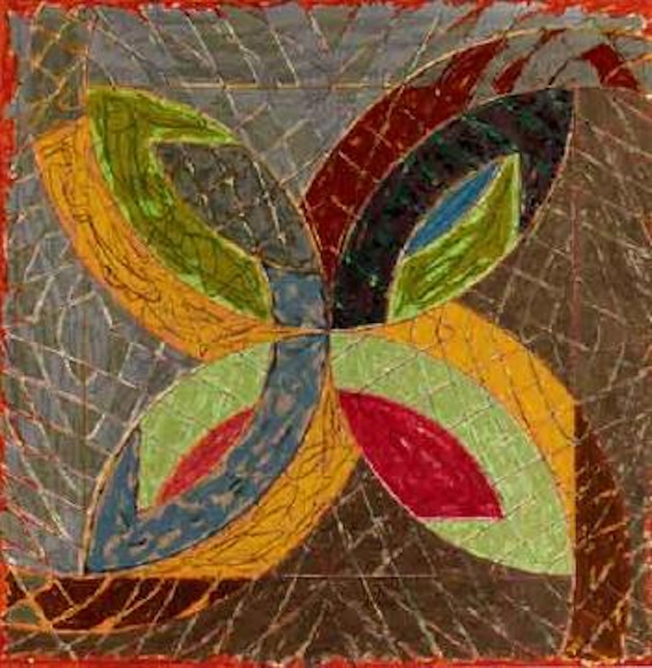 Polar co-codinates V by Frank Stella