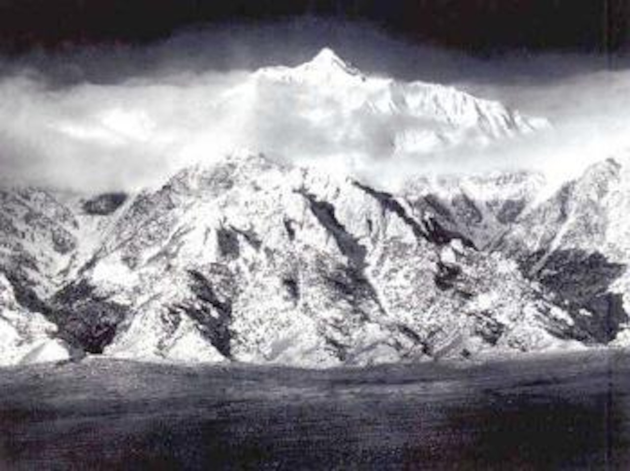 Sierra Nevada, Mount Williamson from Manzanar, CA by Ansel Adams