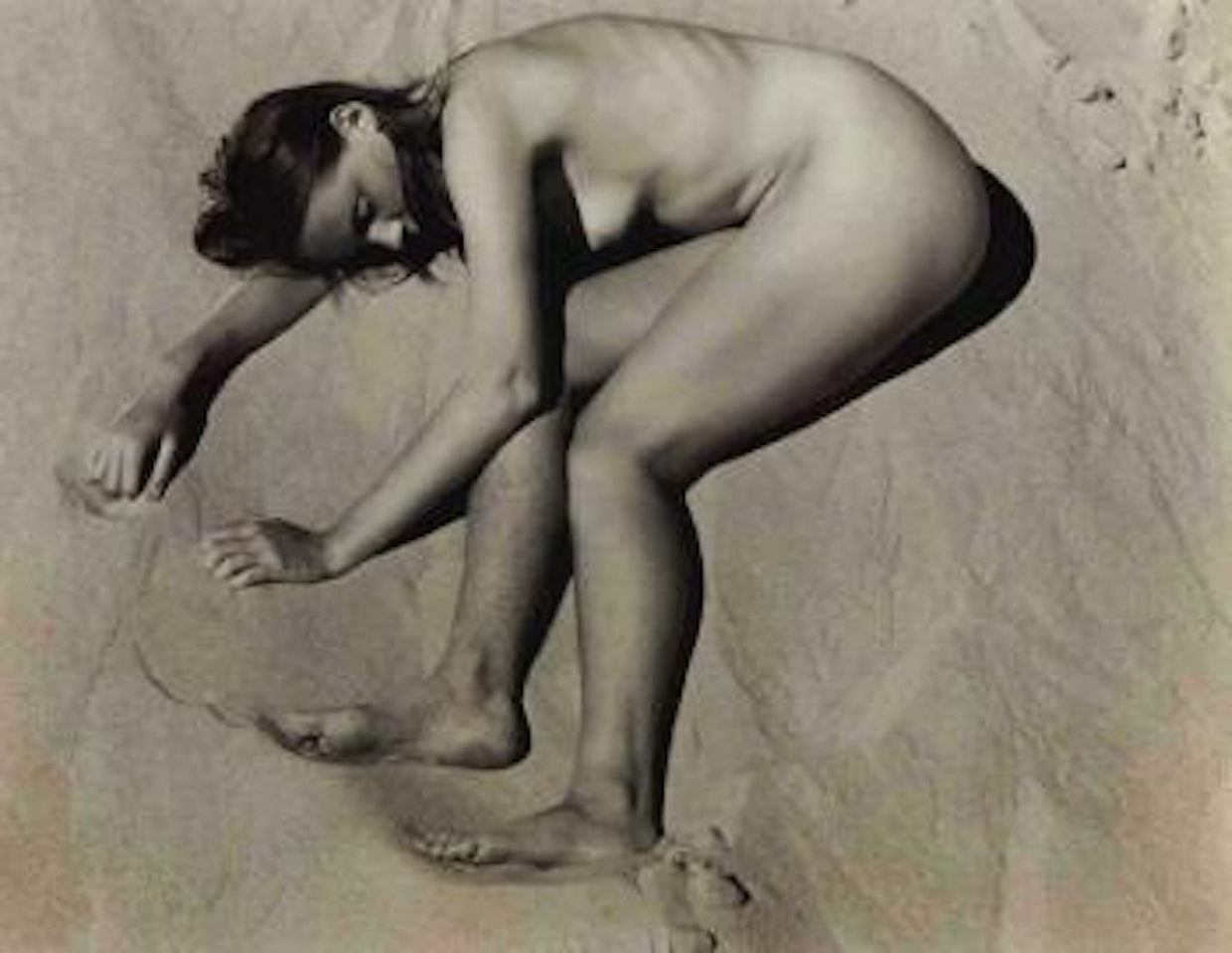 Nude on sand, Oceano, 1936 by Edward Weston