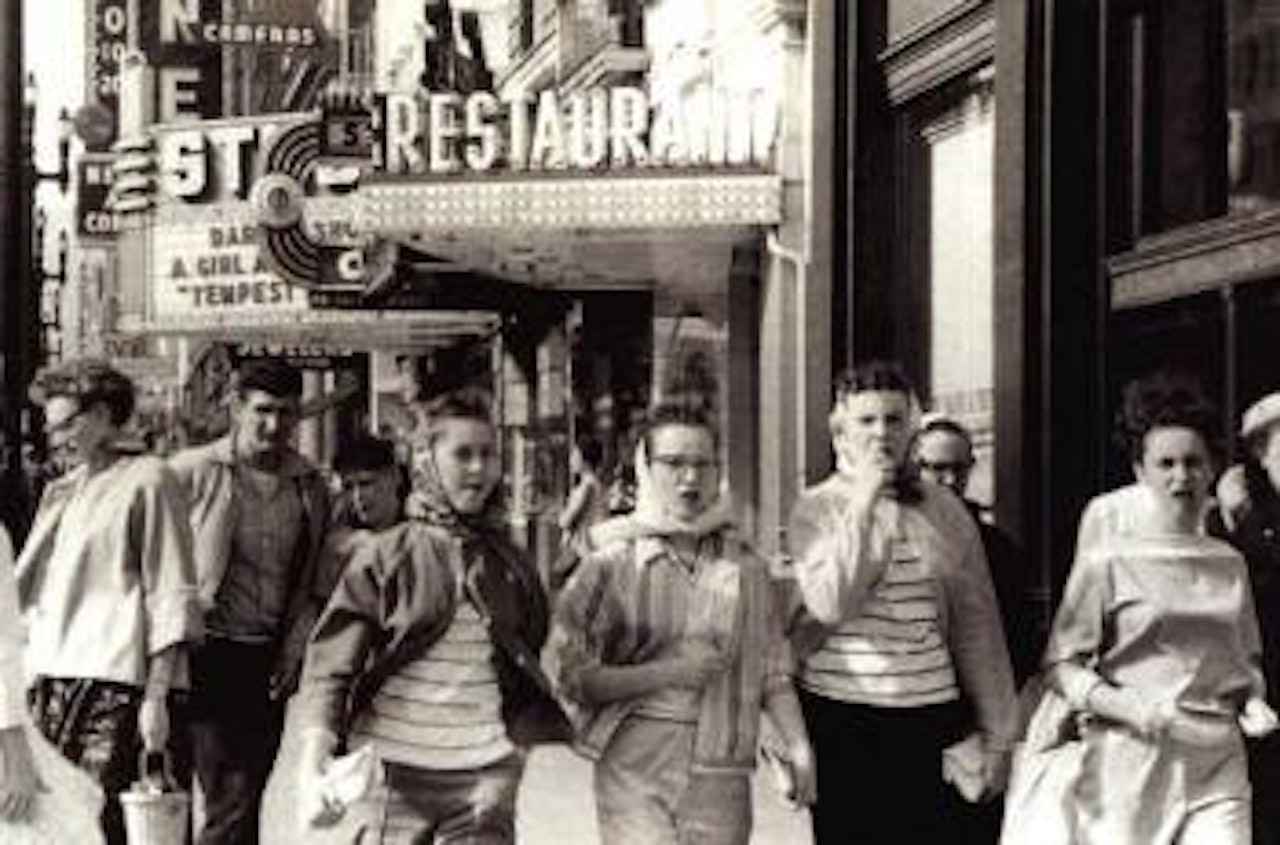 Tennessee -Chattanooga main street, 1956 by Robert Frank