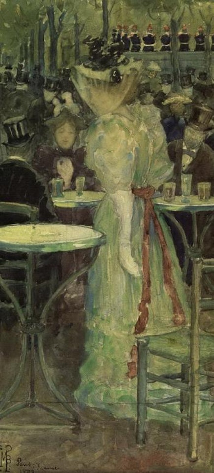 Band Concert, Luxembourg Gardens by Maurice Prendergast