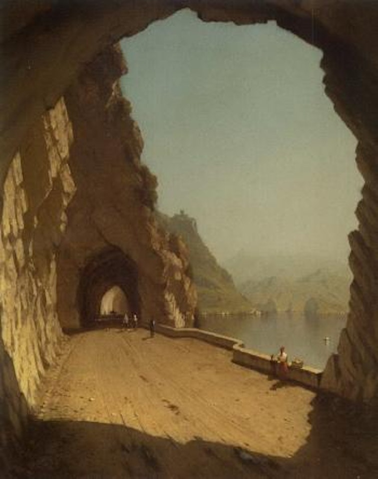 Galleries of the Stelvio, Lake Como by Sanford Robinson Gifford