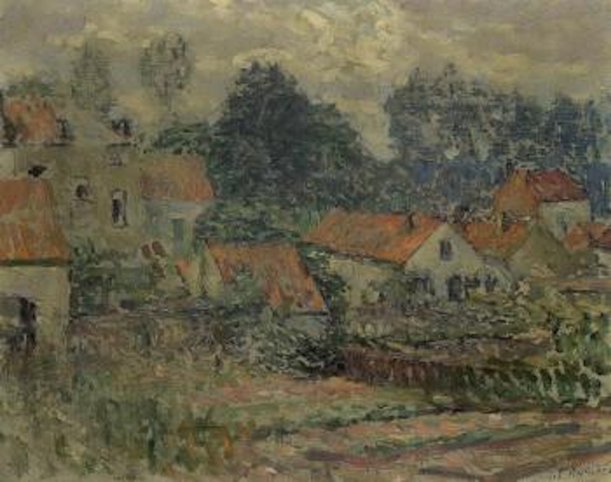 Red Roofs by Joseph Raphael