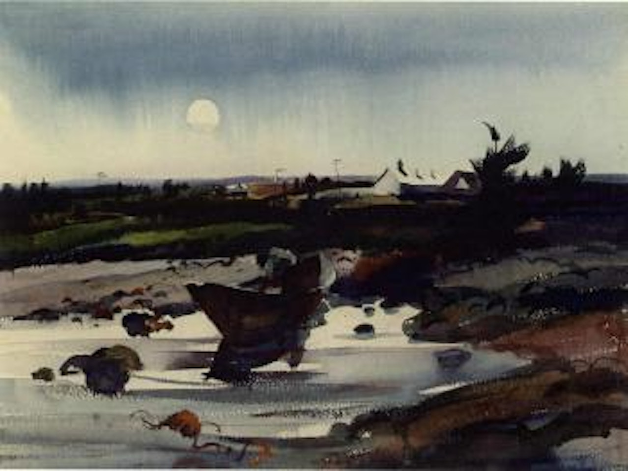 Moonrise by Andrew Wyeth