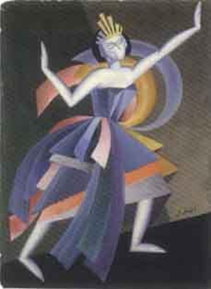 Projet de costume pour Salome d'apres Oscar Wile by Alexandra Exter