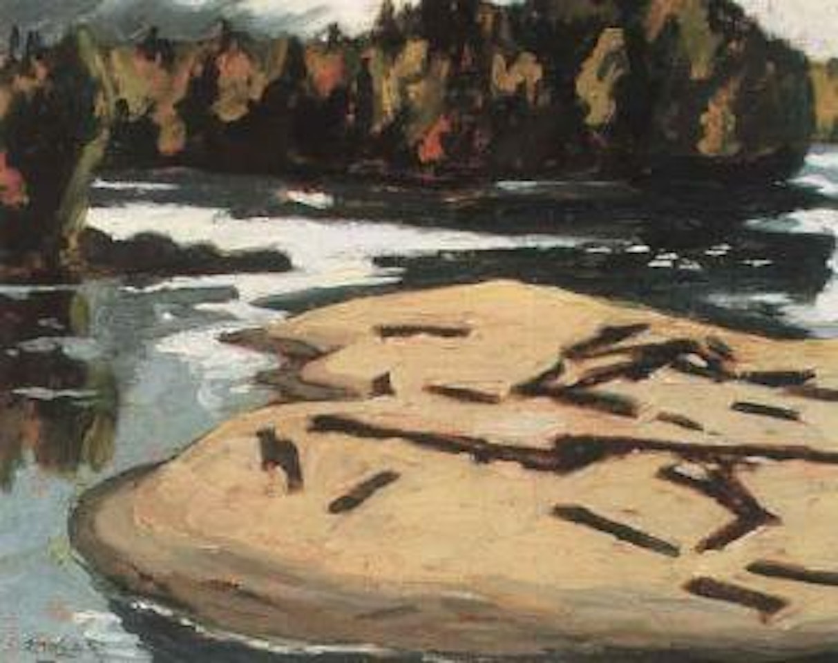 Beach logs by Edwin Headley Holgate