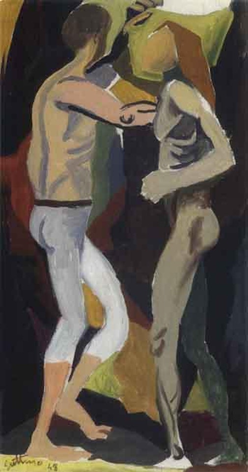 Sulphur mine workers by Renato Guttuso
