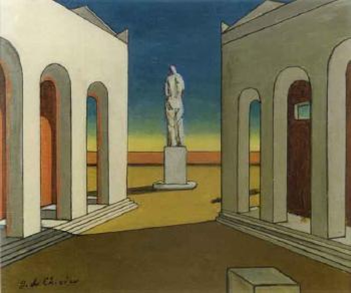 Summer metaphysics by Giorgio de Chirico