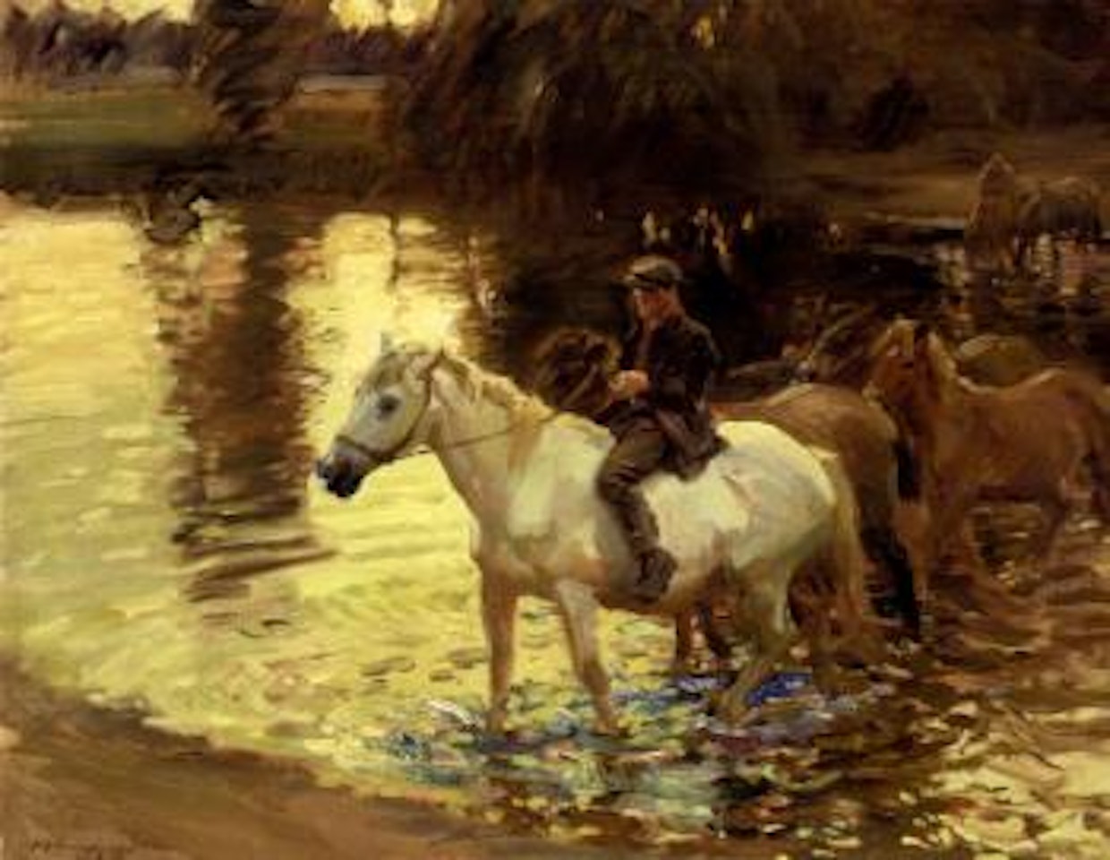 Evening by Alfred James Munnings