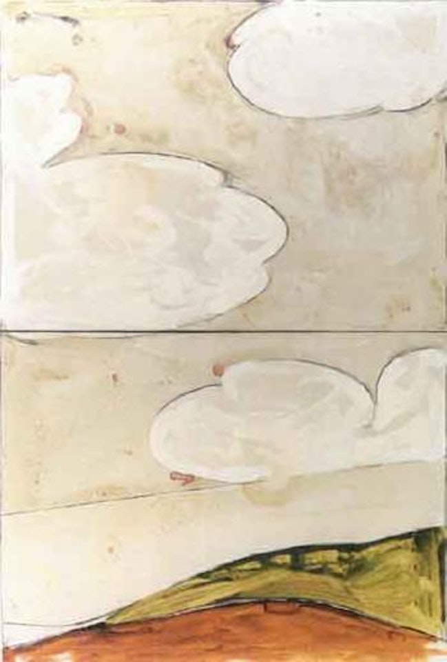 Anemic landscape by Mario Schifano