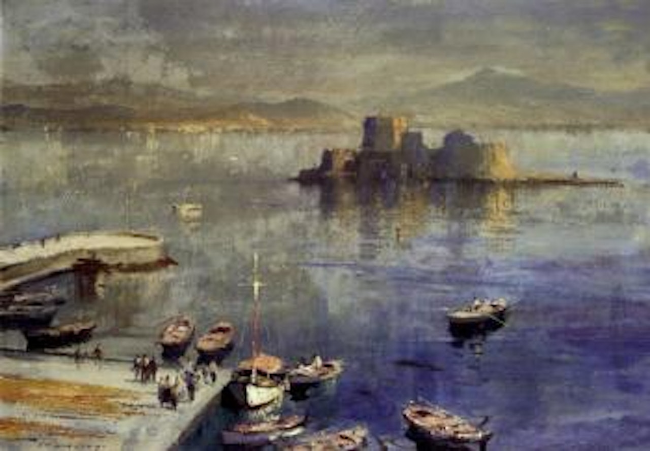 Bourdzi Fortress, Nauplion by Edward Seago