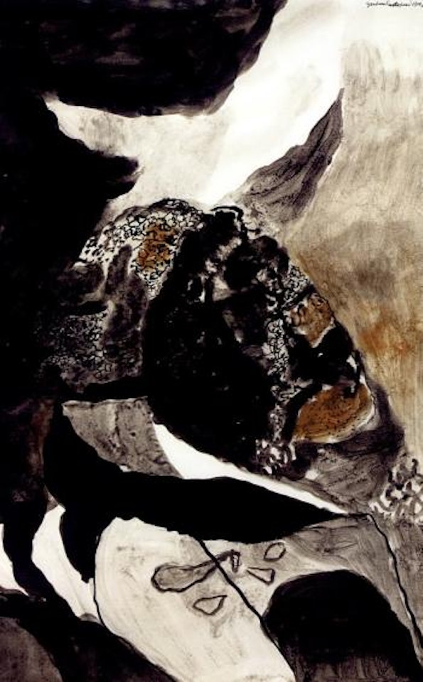 Landscape with uprushing wind by Graham Sutherland
