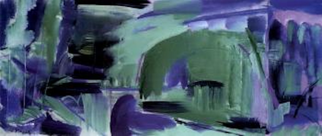 Avington water 1 by Ivon Hitchens