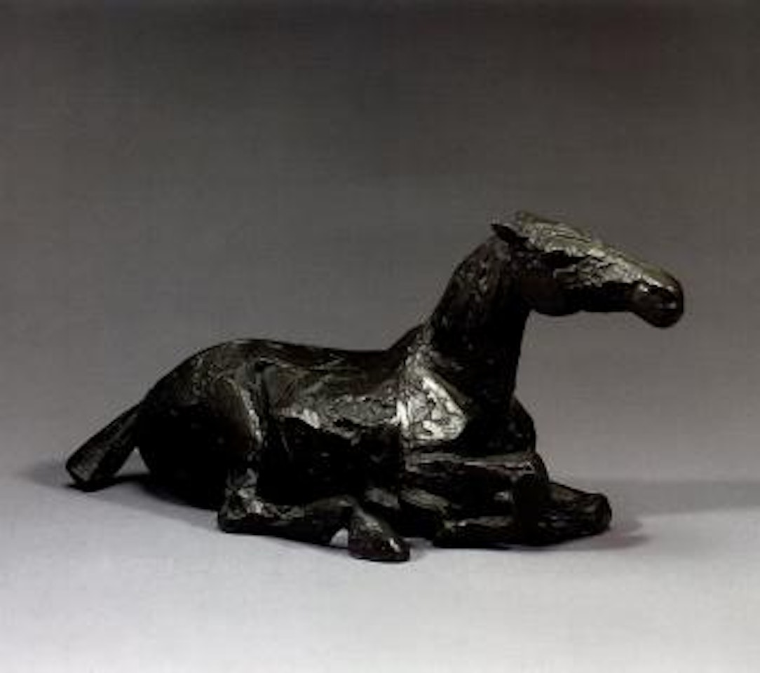 Lying down horse by Elisabeth Frink