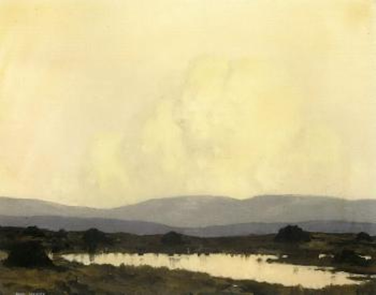 Evening on an Irish Bog by Paul Henry