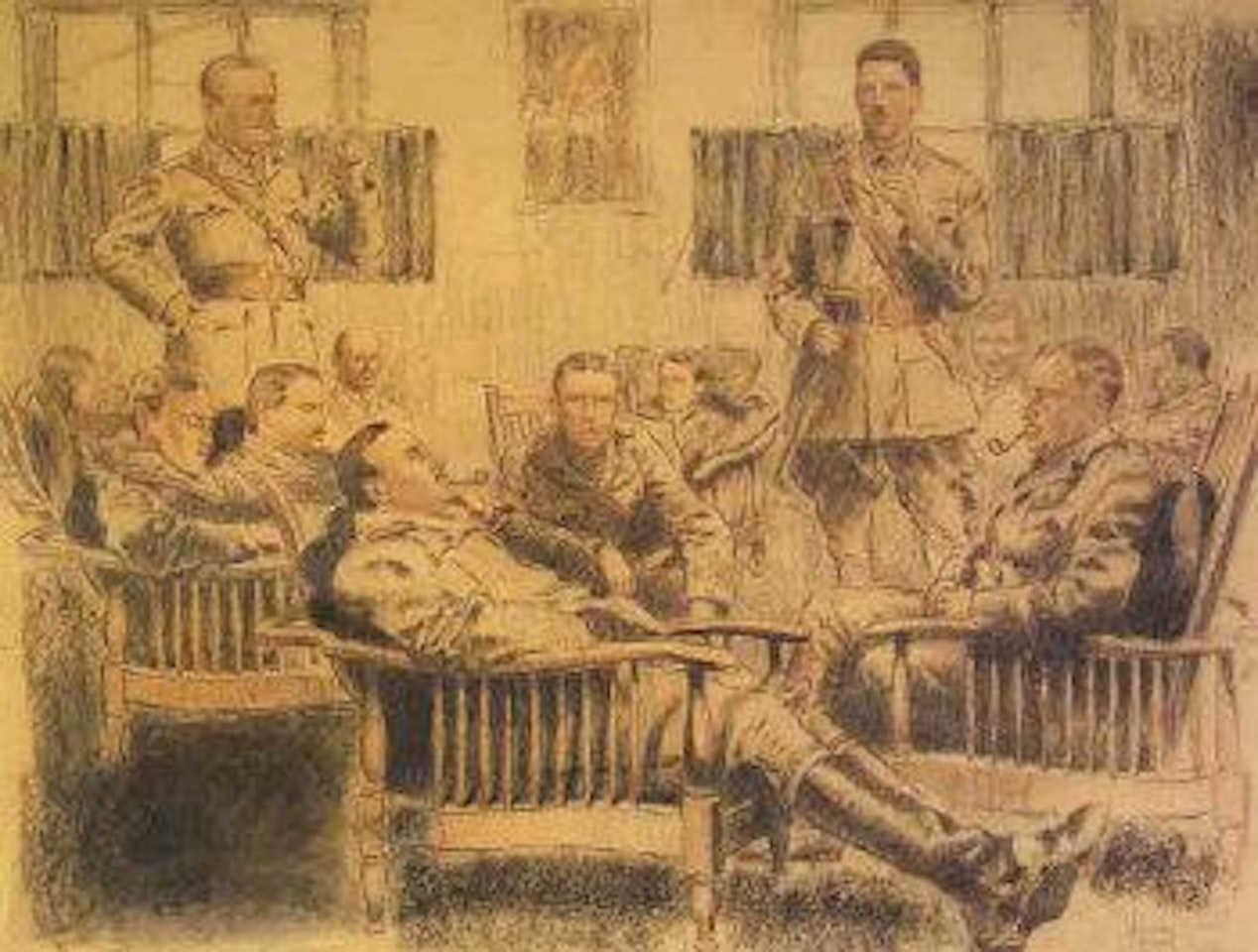 Officers of the Ulster Division by William Conor