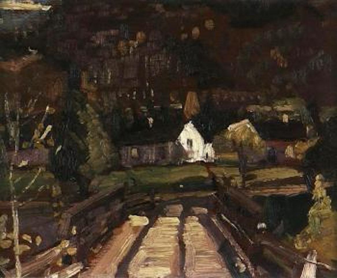 Bridge at the forks of the Credit by Arthur Lismer