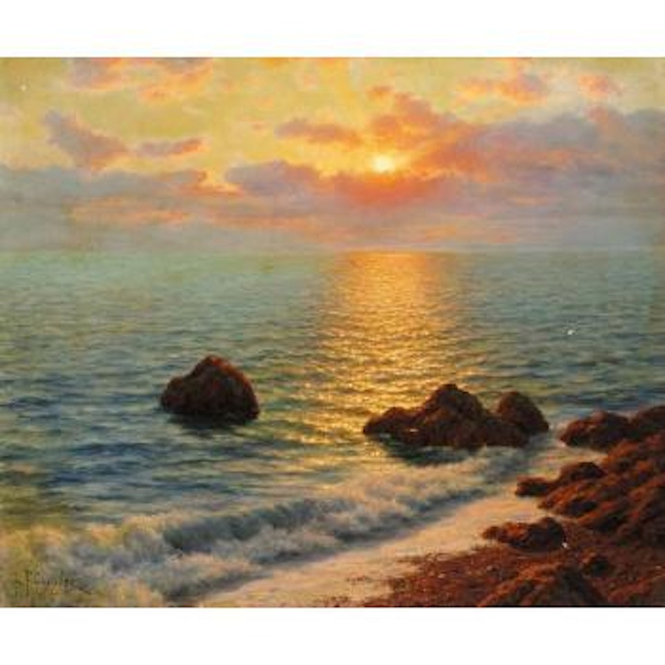 Evening reflection by Ivan Fedorovich Choultse