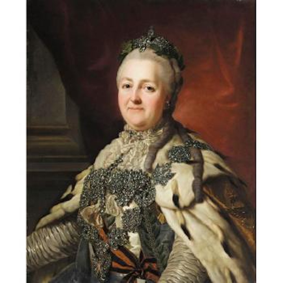 Portrait of Catherine the Great by Russian School