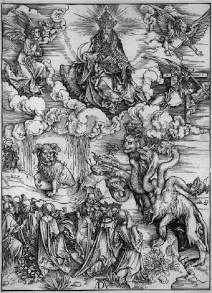 Animal with lamb's horns by Albrecht Dürer
