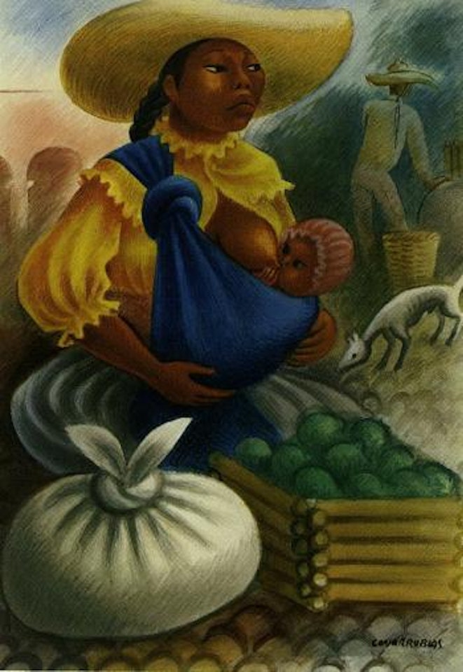 Mother and child by Miguel Covarrubias