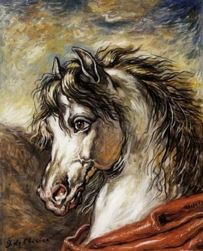 Head of horse by Giorgio de Chirico