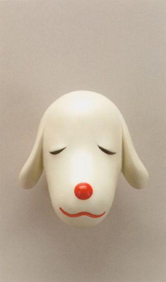 Untitled, puppy head by Yoshitomo Nara