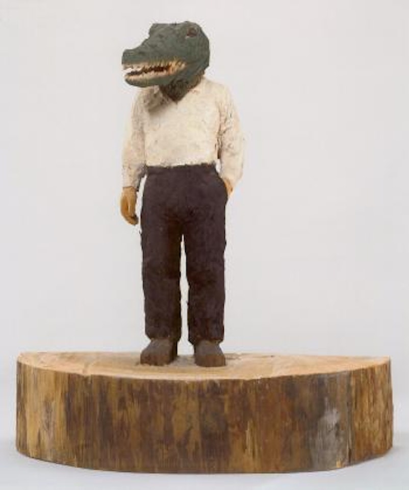 Alligator man by Stephan Balkenhol