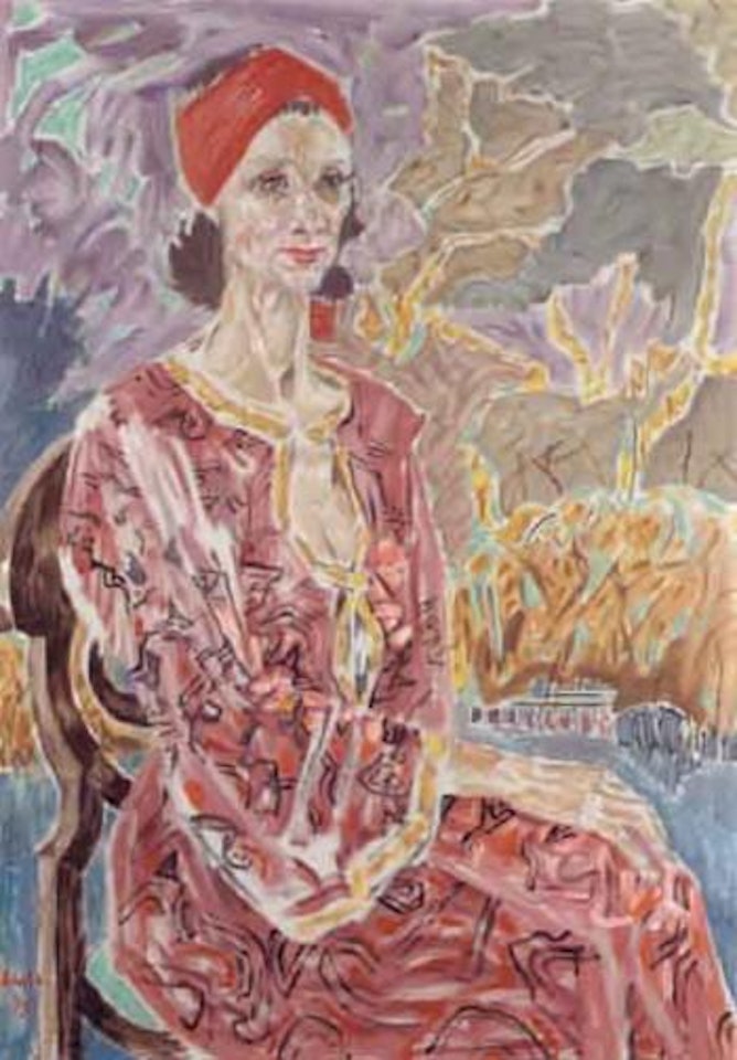 Portrait of Lady Menuhin by Nicolas Ghika