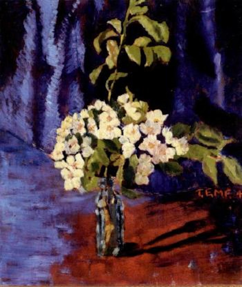 Still life with flowers by Terry Frost