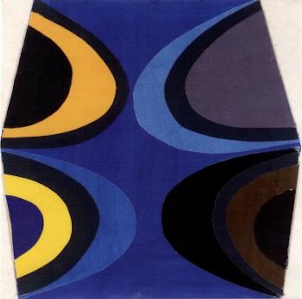 Blue collage by Terry Frost