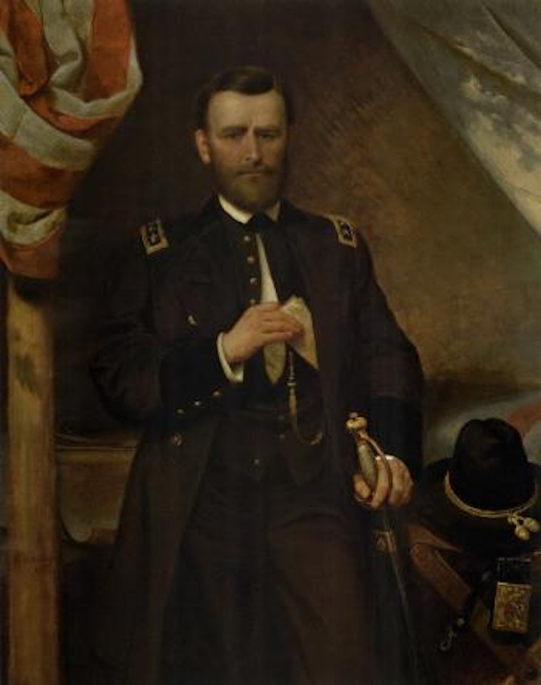 General Ulysses S Grant in his tent by Emanuel Gottlieb Leutze