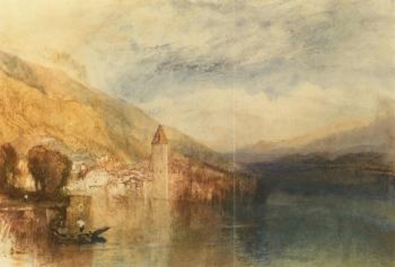 Oberhofen on Lake Thun, Switzerland by Joseph Mallord William Turner