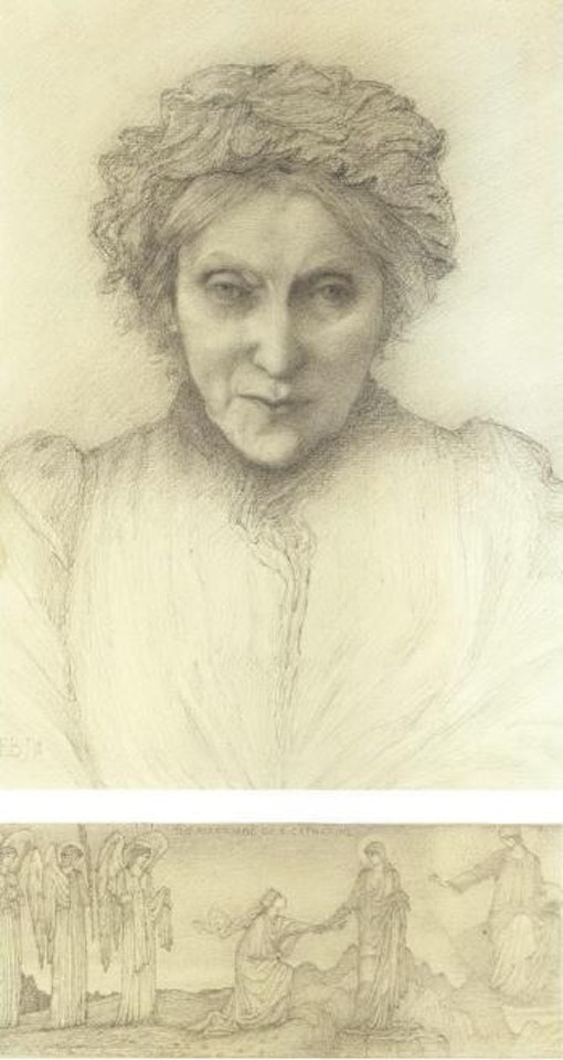 Portrait of Catherine Ralli by Edward Coley Burne-Jones
