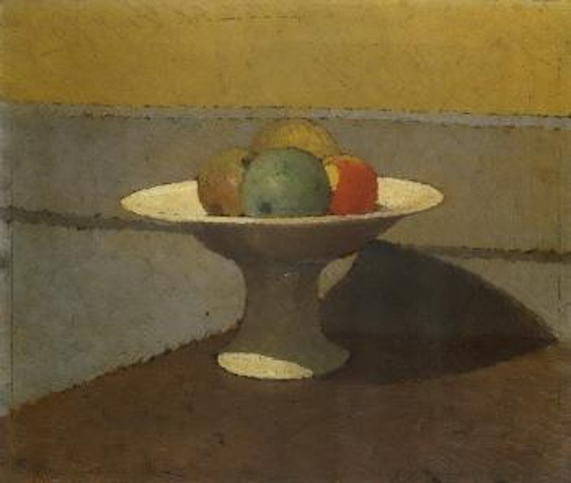 Still life with apples by Oscar Ghiglia