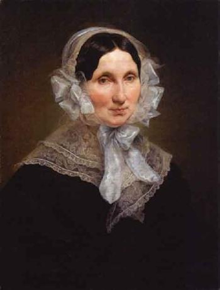 Portrait of the artist's wife Vincenza Scaccia by Francesco Hayez