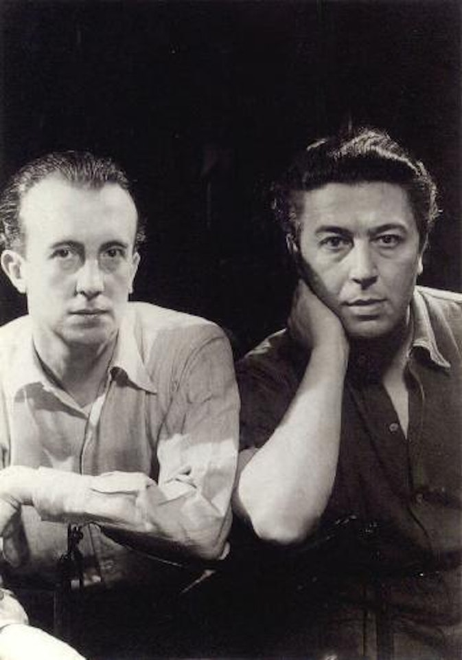 Breton and Eluard by Man Ray