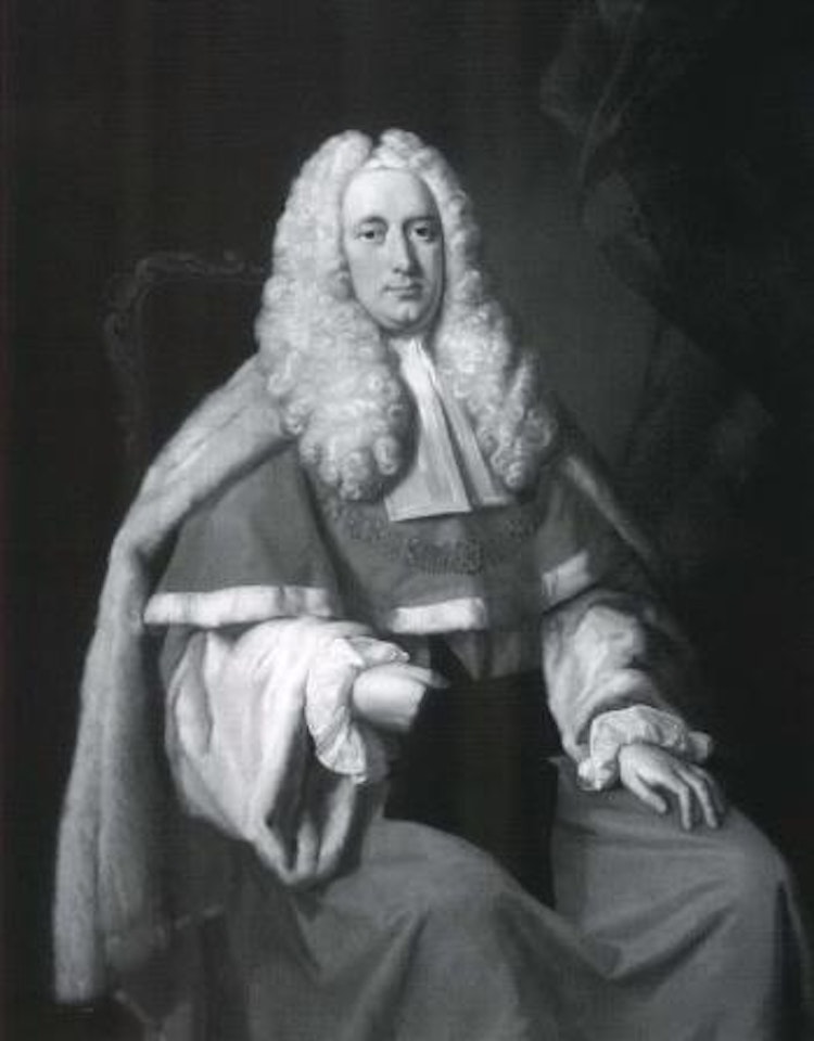 Portrait of Right Hon Sir Thomas Parker by Thomas Hudson